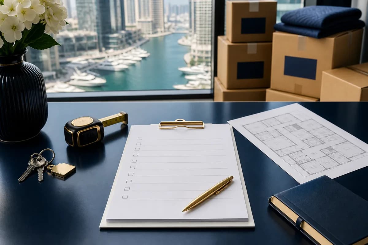 Dubai Marina Apartment Moving Checklist