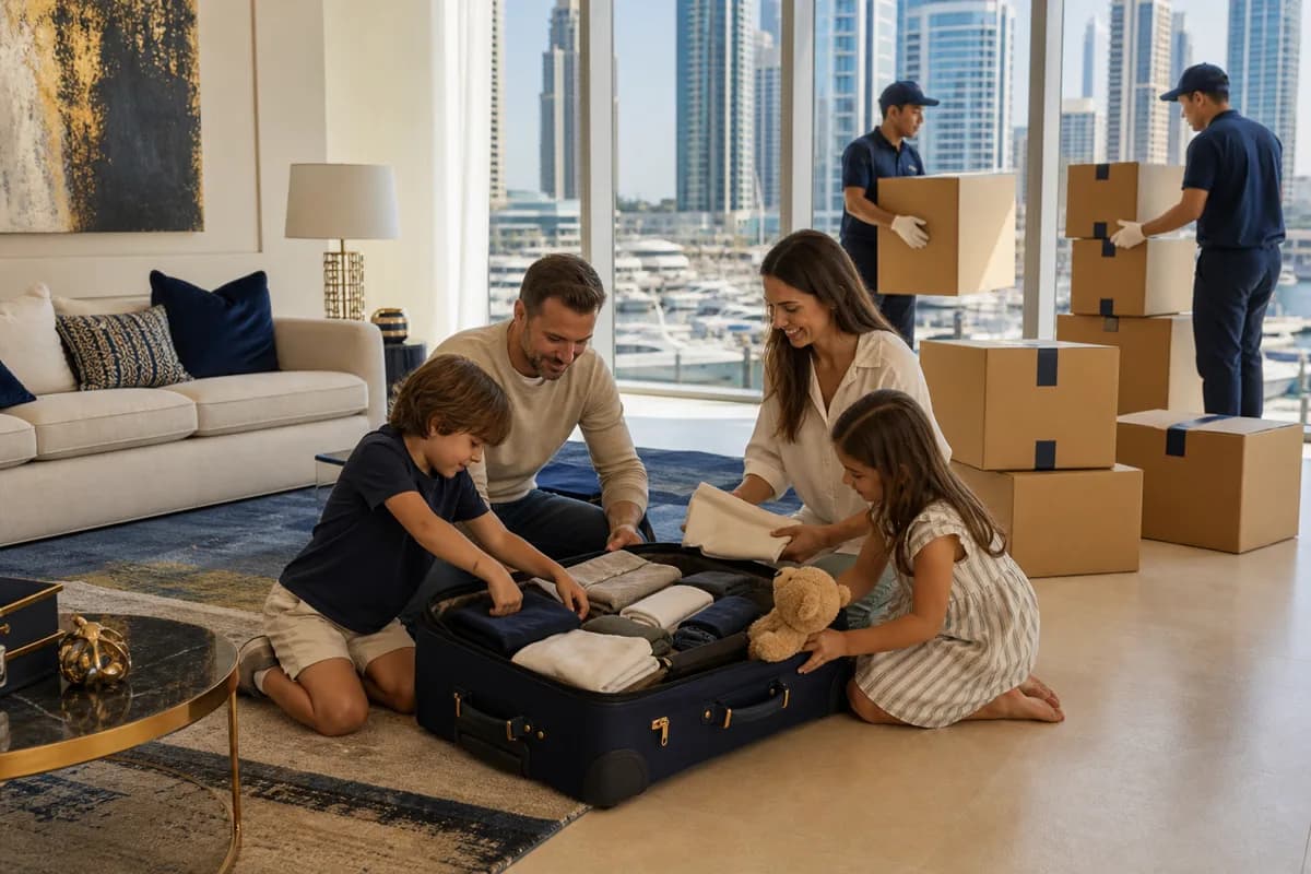 Moving with Family in Dubai Marina