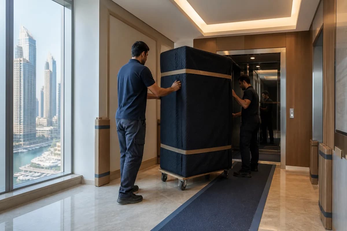 High-Rise Apartment Moving in Dubai Marina